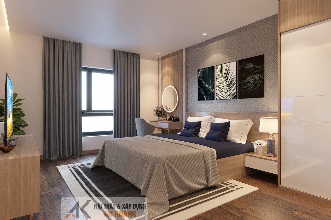 Phòng ngủ gỗ MDF lõi xanh chống ẩm An Cường