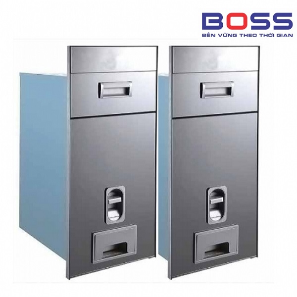 THÙNG GẠO MẶT GƯƠNG PHÍM ẤN MÀU GHI BAT 300