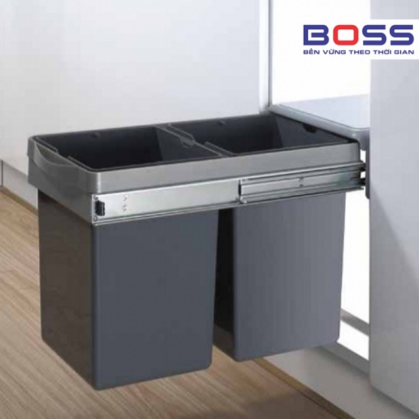 THÙNG RÁC ĐÔI GẮN CÁNH BOSS BR 400