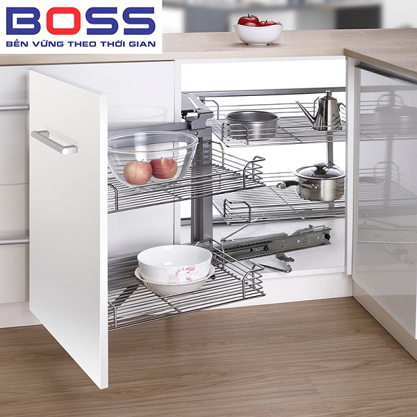 GIÁ GÓC MỞ LIÊN HOÀN DẠNG NAN INOX 304 BOSS BGSVIP 541 - T