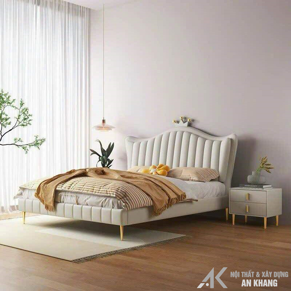 GIƯỜNG NGỦ BỌC NỆM SANG TRỌNG NHẬP KHẨU - AK730