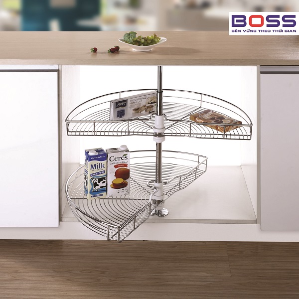 MÂM XOAY 1/2 INOX 304 MỜ BOSS BXVIP 218(1/2)