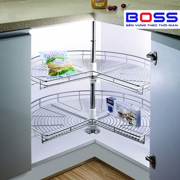 MÂM XOAY 3/4 INOX 304 MỜ BOSS BXVIP 318(3/4)