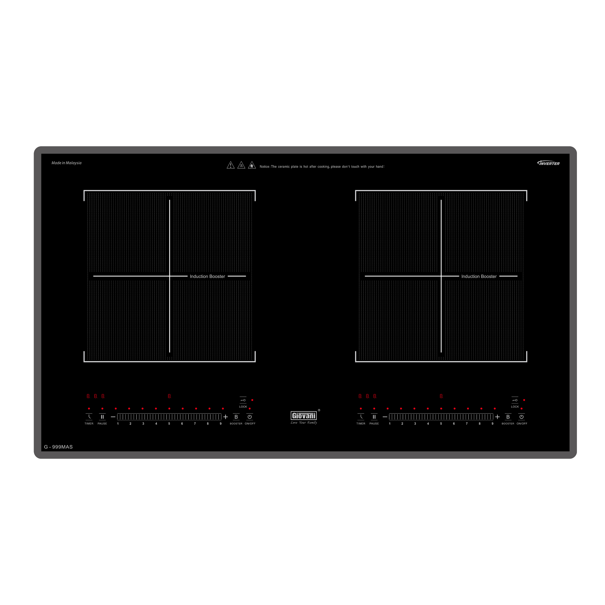 Bếp từ đôi Giovani G-999 MAS