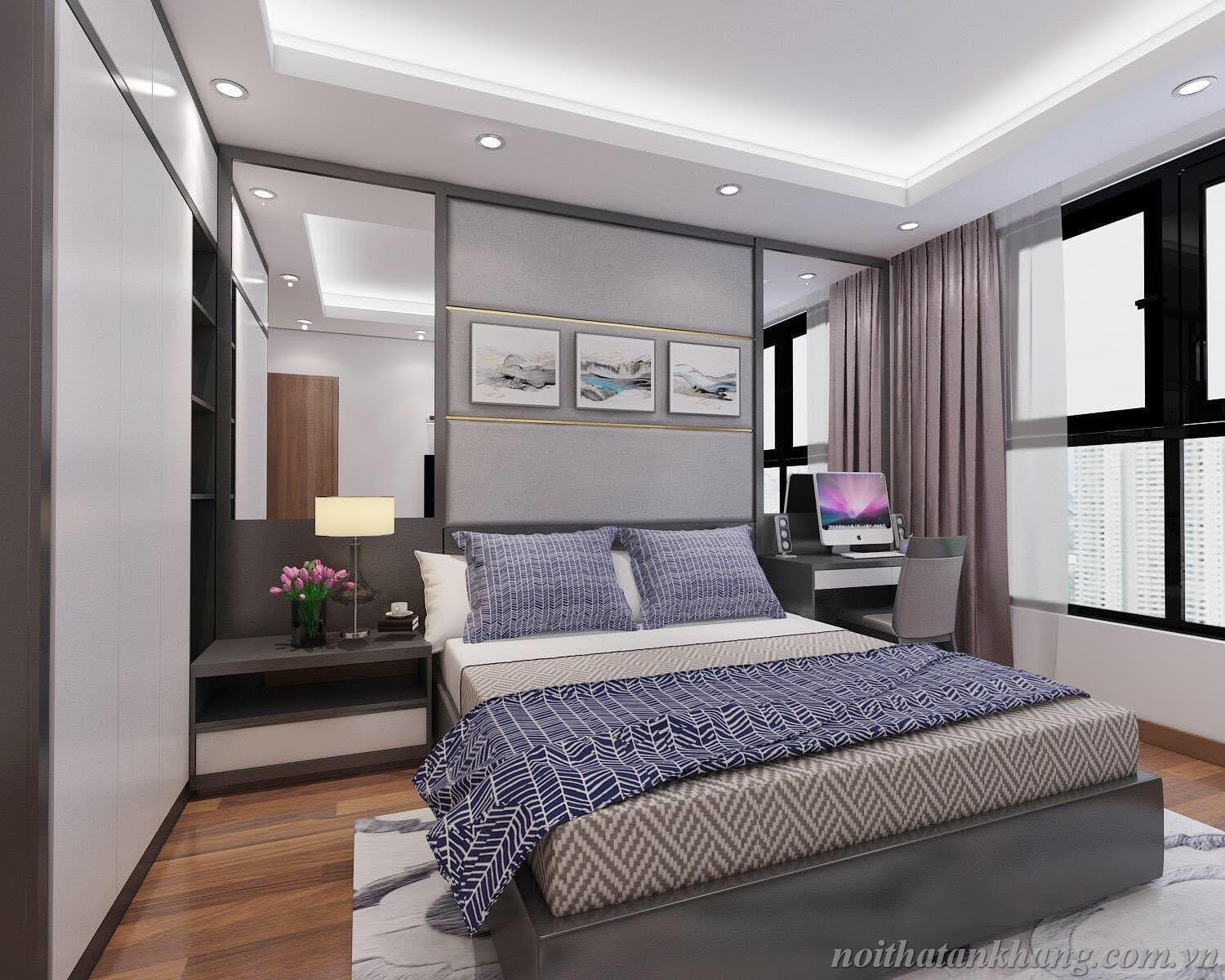 Bộ sản phẩm phòng ngủ con gỗ MDF An Cường