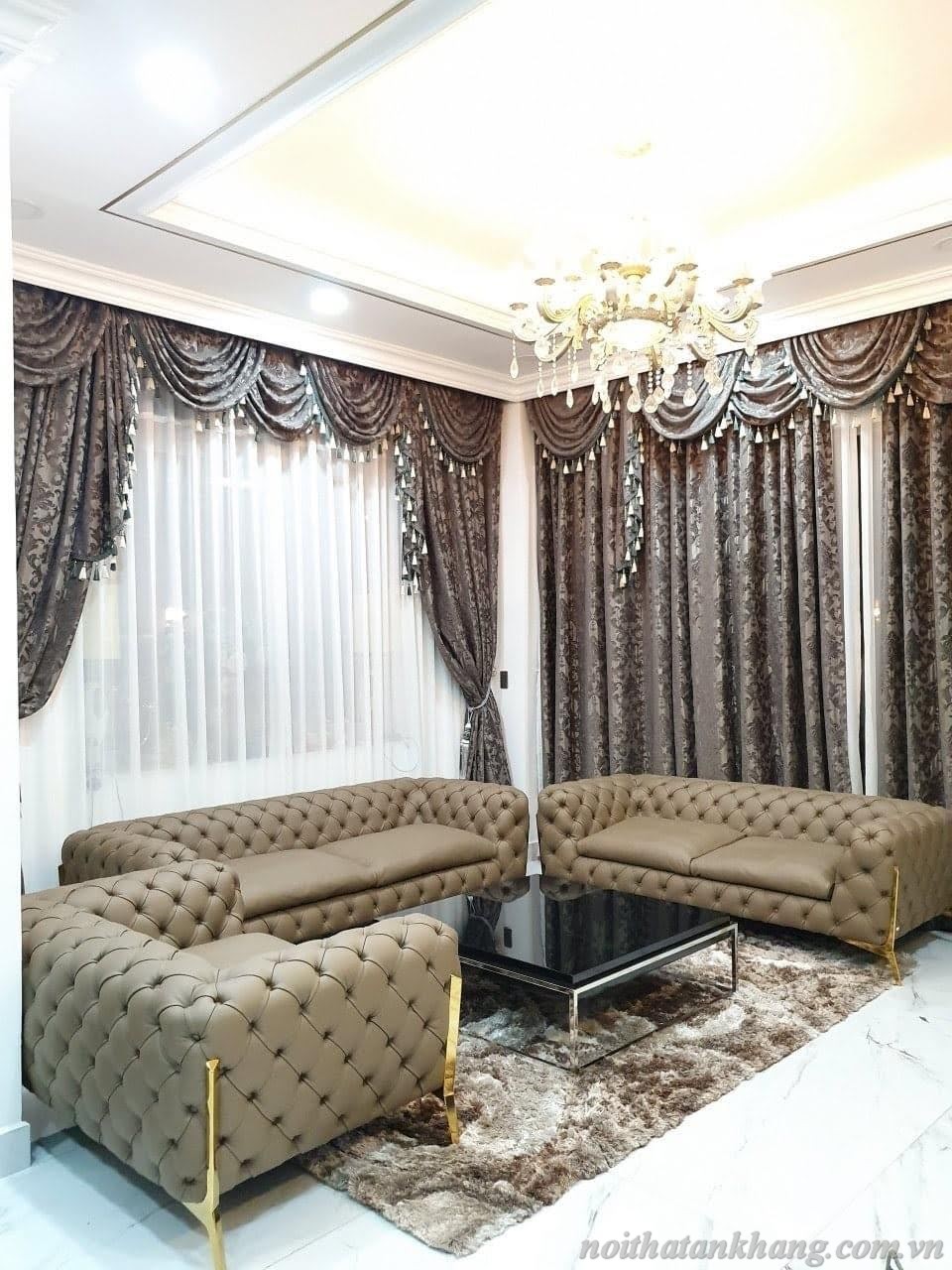 Sofa da bò cao cấp 