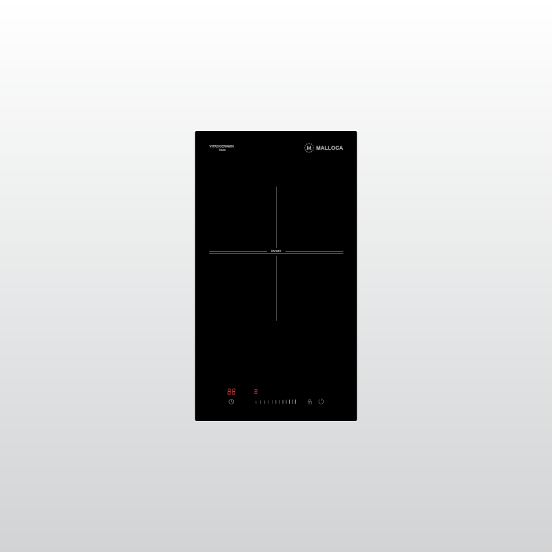 Bếp kính âm 1 điện Domino Malloca MDR 301