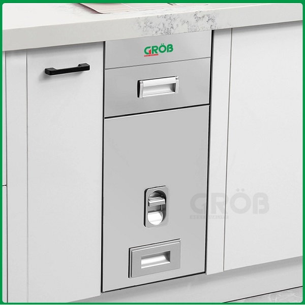 Thùng gạo mặt gương Grob RB-300WF