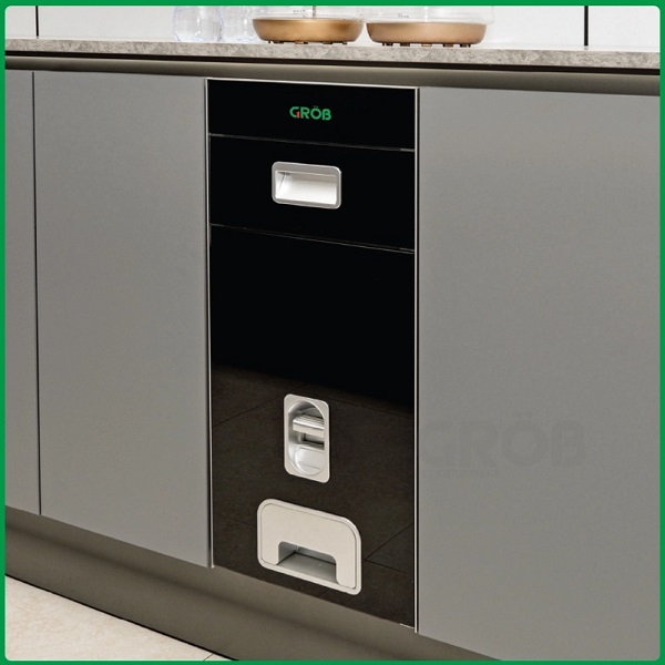 Thùng gạo mặt gương Grob RB-30PB