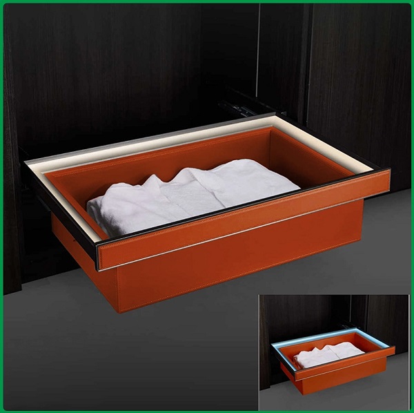 Kệ đựng đồ gấp kết hợp đèn Led cao cấp Grob HML-208