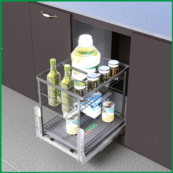 Kệ đựng gia vị, chai lọ hợp kim sơn Nano Grob GP-20B