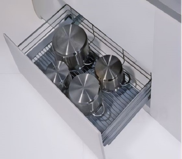 Kệ đựng xoong nồi nan tròn inox CS304-91