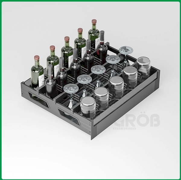 Tủ đồ khô lắp rời độc lập 1 tầng phủ nano Grob C1NT.46R