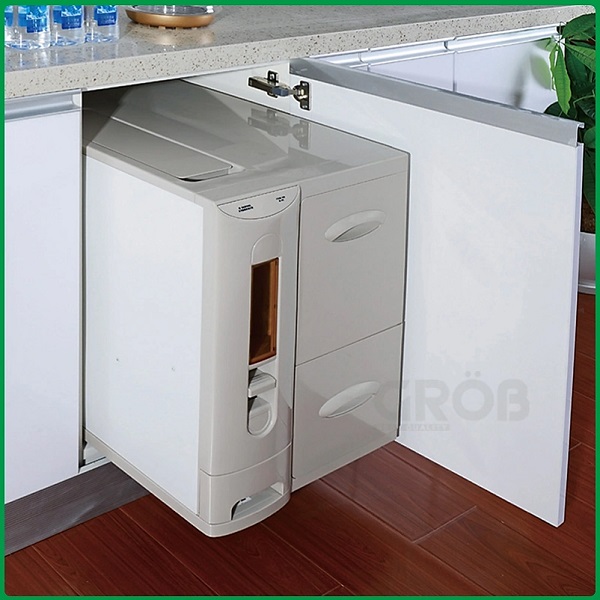 Thùng gạo âm tủ Grob RB-45