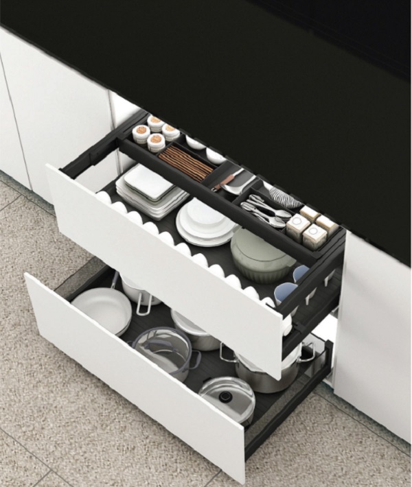 Kệ đựng bát đĩa đa năng nhôm phủ nano cao cấp Grob C1NB.61