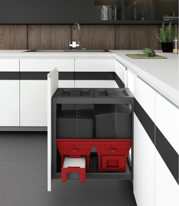 Thùng đựng gạo 2 ngăn Grob C1NG-20