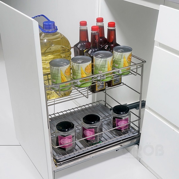 Kệ gia vị nan tròn inox 304 CS304-30B