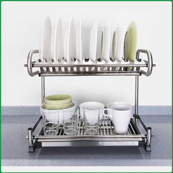 Kệ bát đĩa để bàn inox hộp Grob U-60A