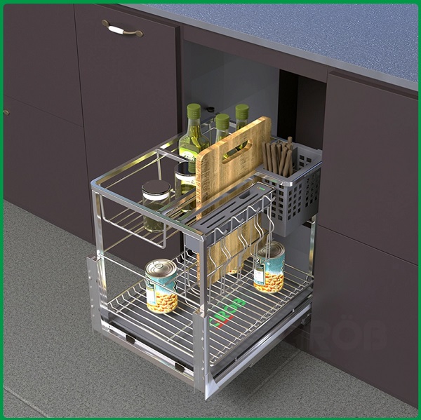 Kệ dao thớt nan vuông inox 304 CS304-30 New