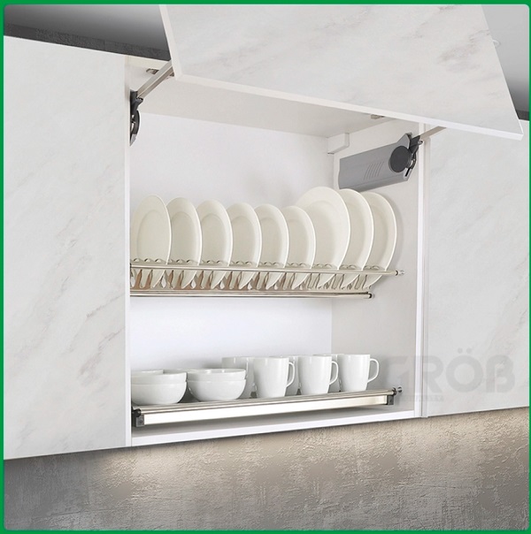 Giá bát chữ V inox lá Grob U-190