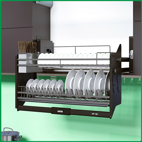 Giá bát nâng hạ hợp kim sơn Nano Grob GP-160