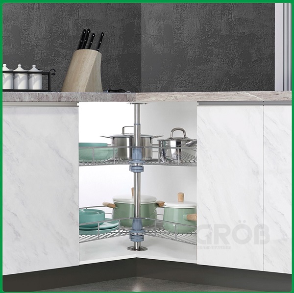 Mâm xoay 270 nan tròn inox 304 GR304-270A