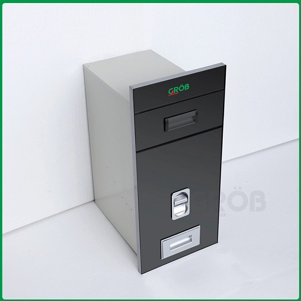 Thùng gạo mặt gương Grob RB-260BF