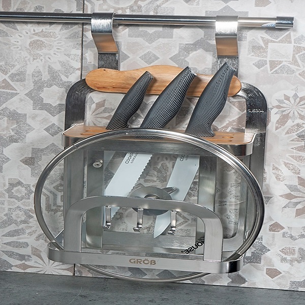 Kệ để dao thớt treo ngoài Grob GU304-3