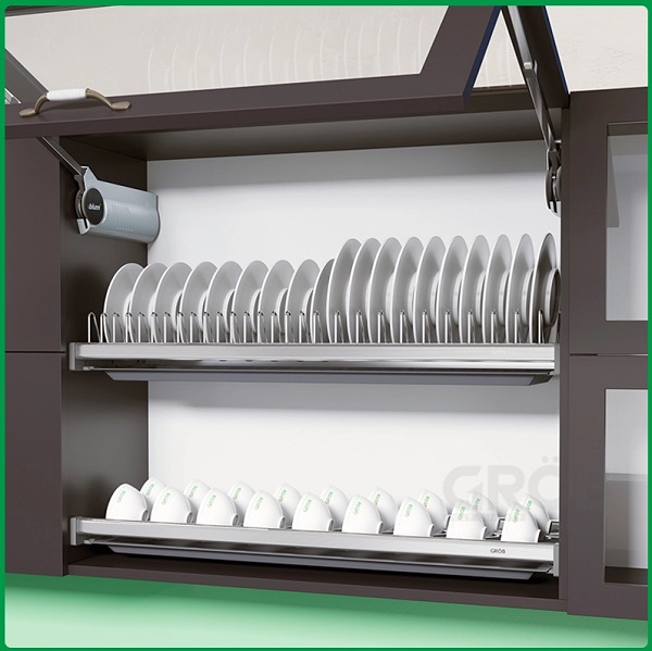 Giá bát cố định inox mạ crom Grob GS-180