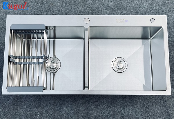 Chậu rửa bát inox Kagol hai hộc K10050