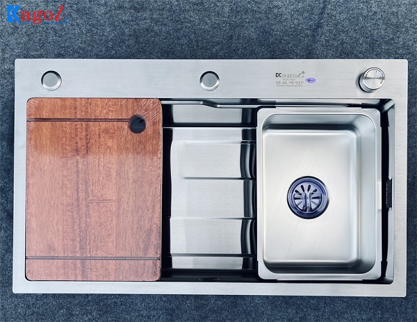 Chậu rửa bát inox Kagol xả xoáy K7545X