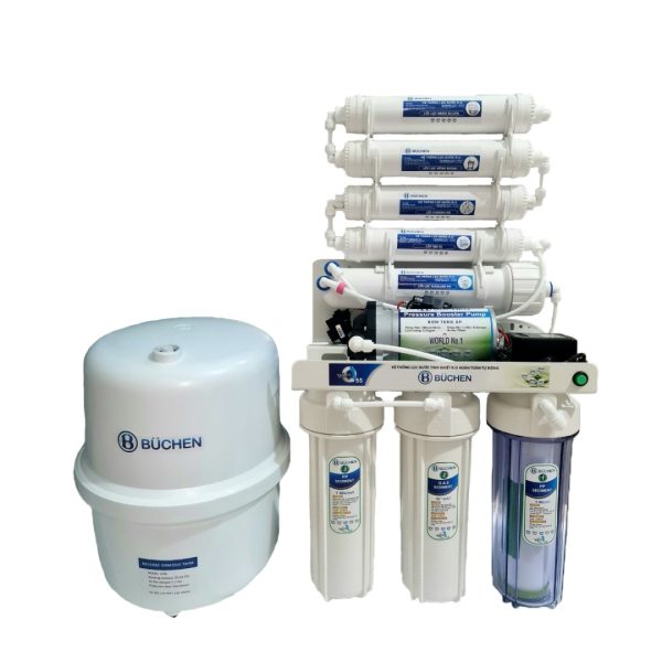 BỘ LỌC RO BUCHEN BU92CE KHÔNG VỎ TỦ 8 LÕI