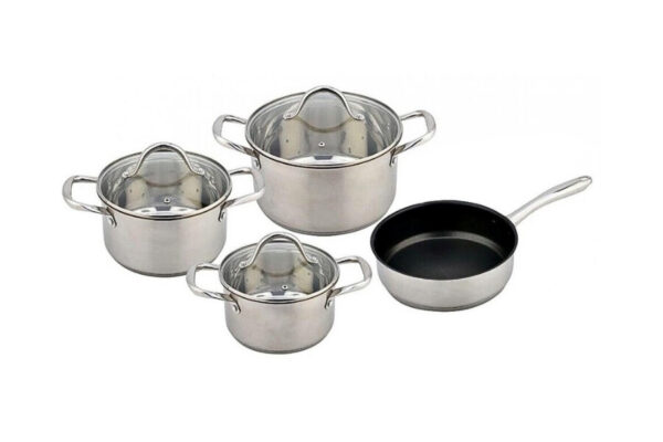 BỘ NỒI CHẢO 4 MÓN BUCHEN RUBY