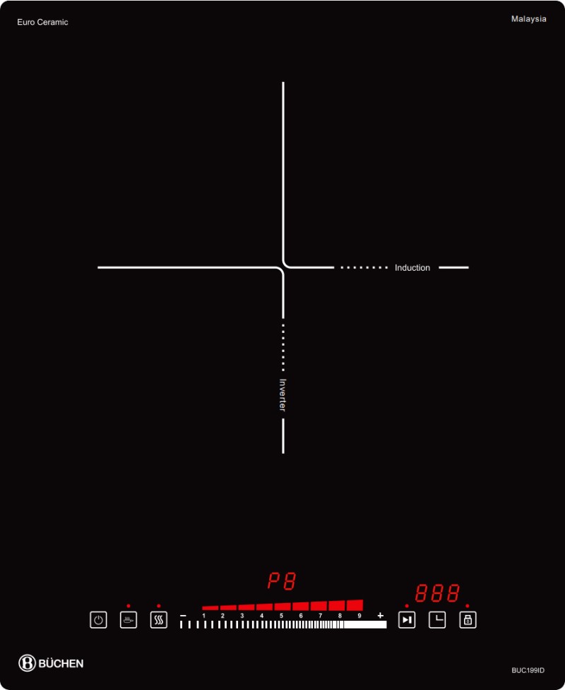 BẾP TỪ ĐƠN BUCHEN BUC199ID - MADE IN MALAYSIA