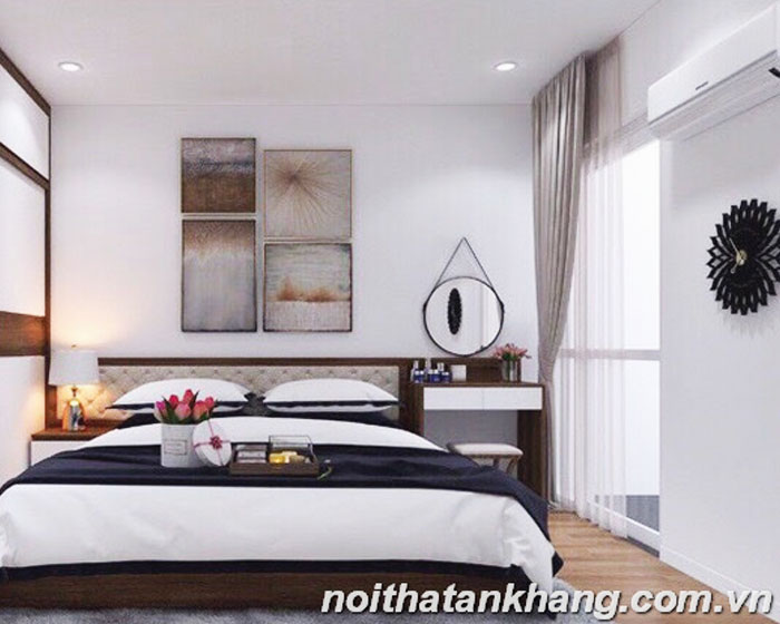 Bộ phòng ngủ gỗ Laminate An Cường