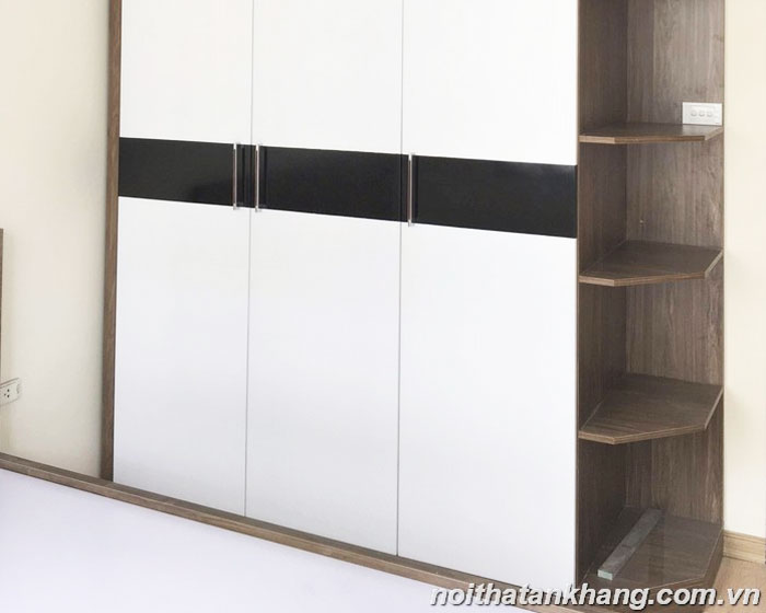 Tủ quần áo gỗ MDF lõi xanh chống ẩm phủ Melamine