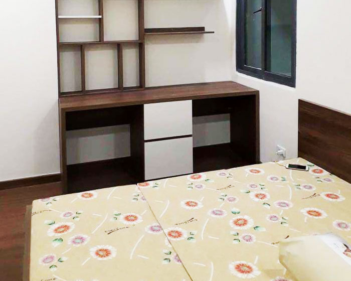 Bàn học đôi gỗ MDF chống ẩm An Cường