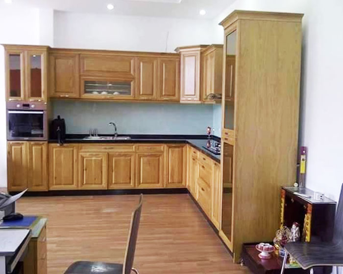 Tủ bếp gỗ Tần Bì