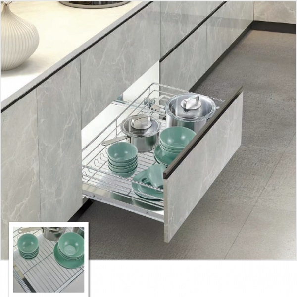 GIÁ XOONG NỒI NAN TRÒN INOX 304 MỜ RAY ÂM GIẢM CHẤN BOSS BSVIP146