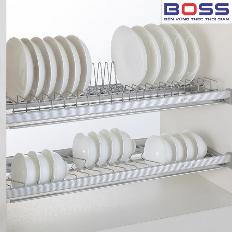 GIÁ BÁT ĐĨA CỐ ĐỊNH DẠNG NAN BỘ 2 TẦNG BOSS BN 8117