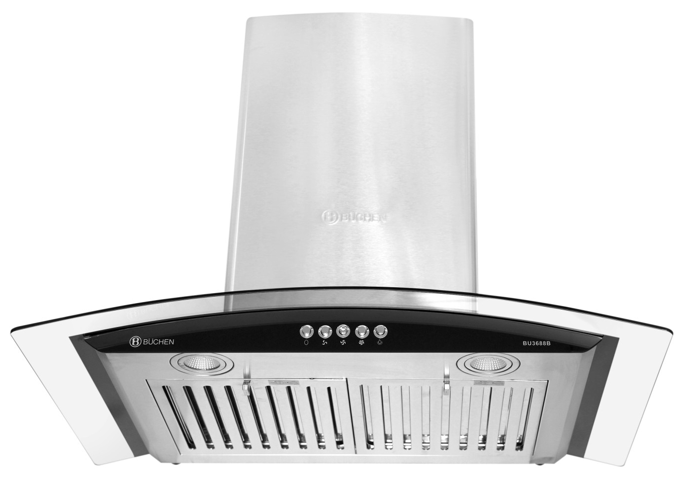 MÁY HÚT MÙI KÍNH CONG BUCHEN BU3688B