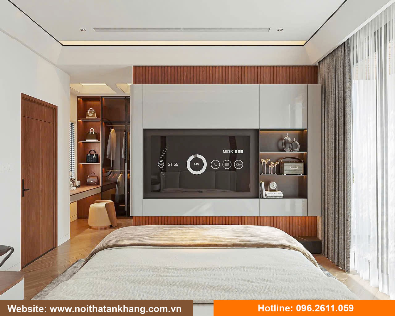 Phòng ngủ hiện đại - Mẫu 18