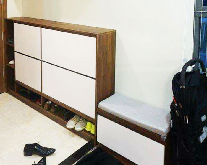 Tủ giày gỗ MFC chống ẩm An Cường