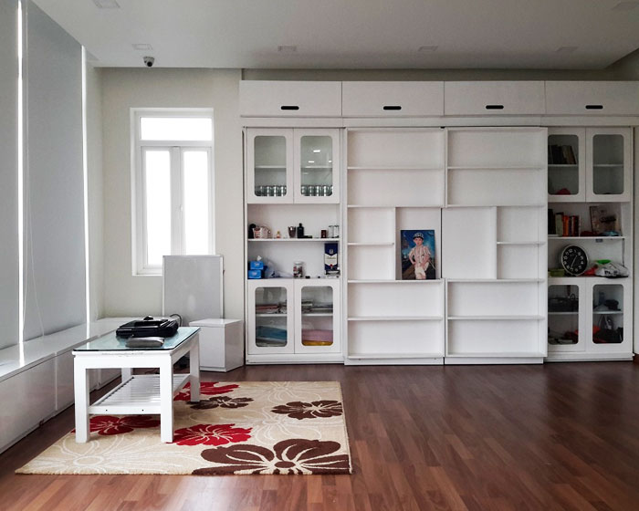 Tủ để đồ phòng khách gỗ MFC