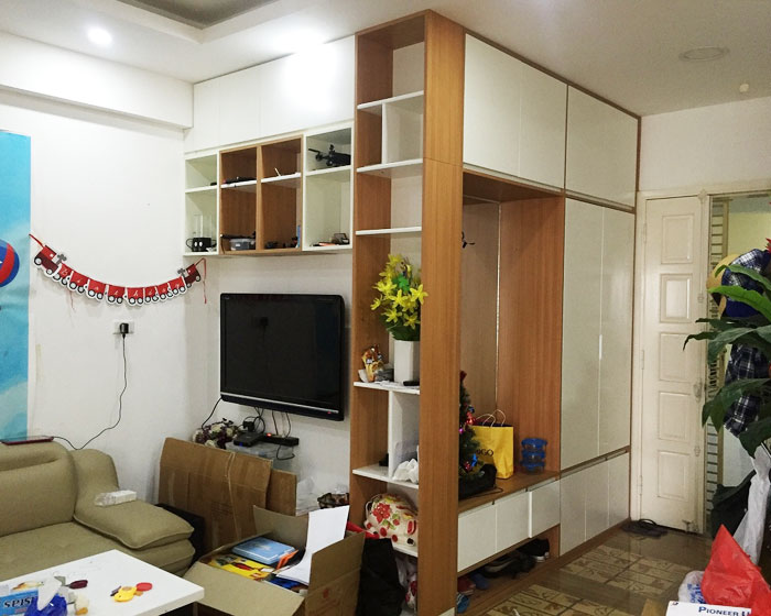 Tủ giầy kết hợp kệ TV