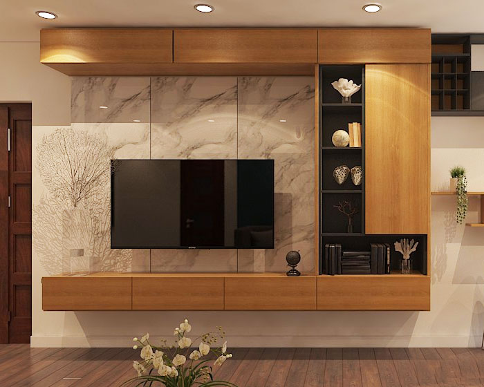 Kệ TV treo tường gỗ MDF lõi xanh chống ẩm