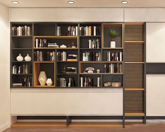 Tủ để đồ kết hợp tủ giày