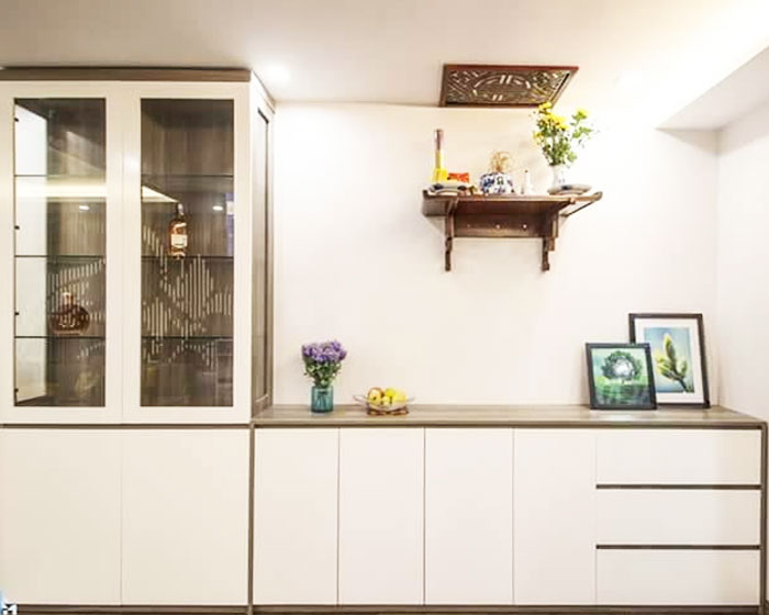 Tủ để đồ trang trí phòng khách