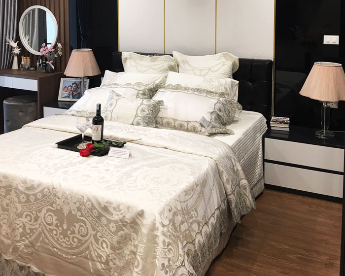 Giường ngủ gỗ công nghiệp Laminate
