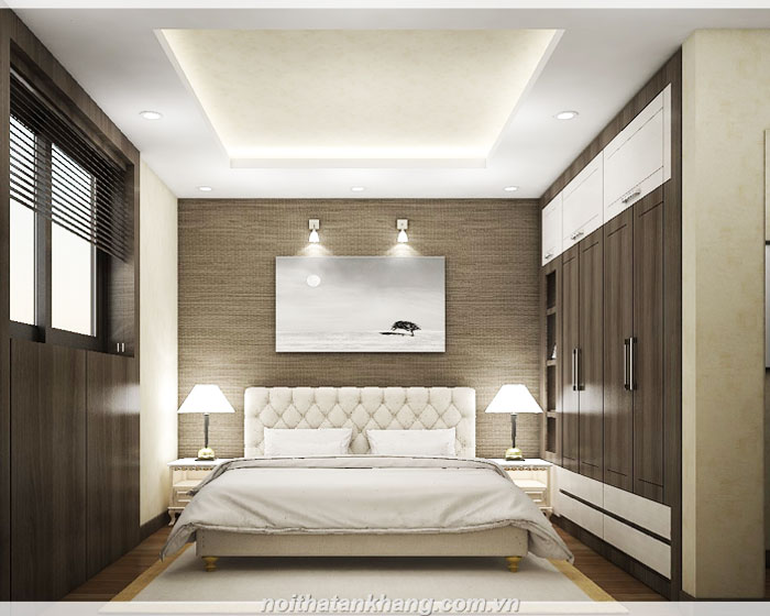 Bộ phòng ngủ gỗ MDF lõi xanh chống ẩm An Cường